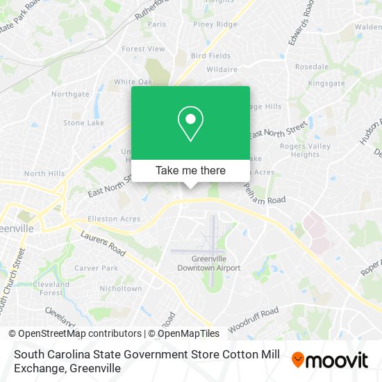 South Carolina State Government Store Cotton Mill Exchange map