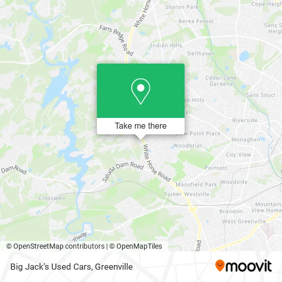 Big Jack's Used Cars map