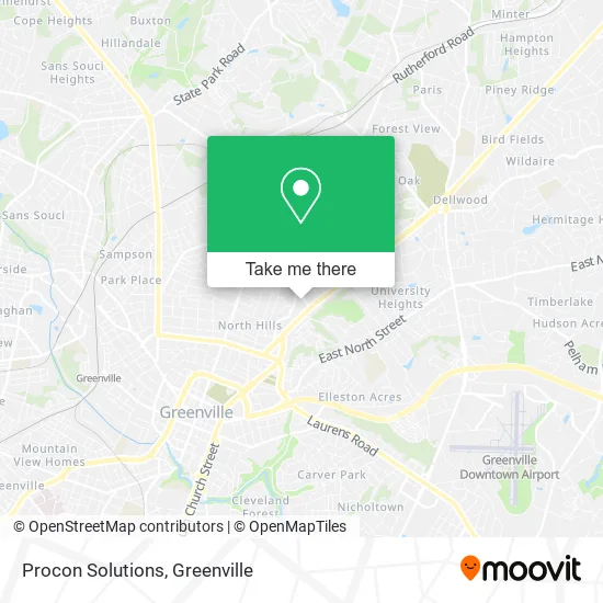 Mapa de Procon Solutions
