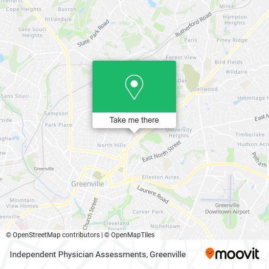 Independent Physician Assessments map