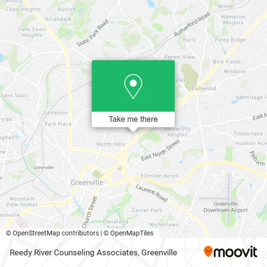 Reedy River Counseling Associates map