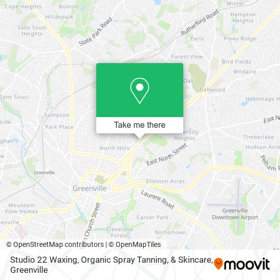Studio 22 Waxing, Organic Spray Tanning, & Skincare map