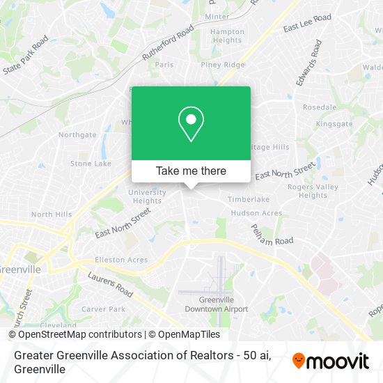 Greater Greenville Association of Realtors - 50 ai map