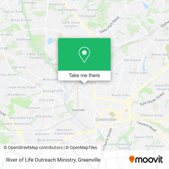 River of Life Outreach Ministry map