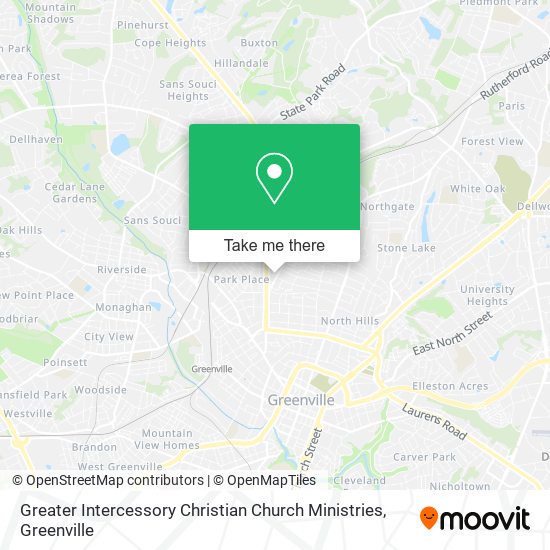 Greater Intercessory Christian Church Ministries map