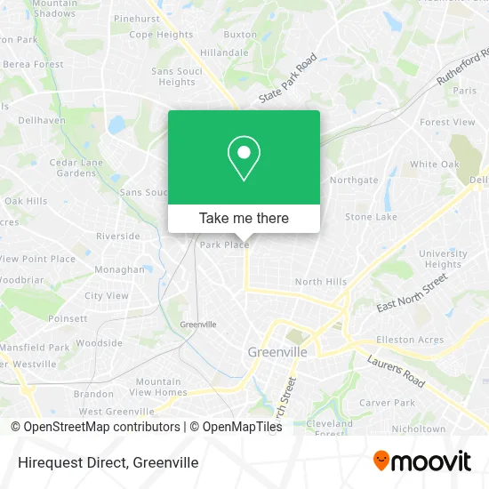 Hirequest Direct map