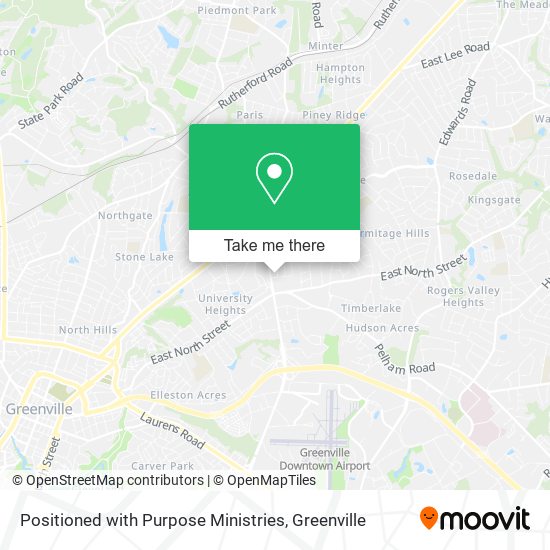 Positioned with Purpose Ministries map