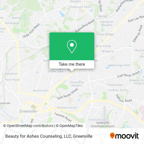 Beauty for Ashes Counseling, LLC map