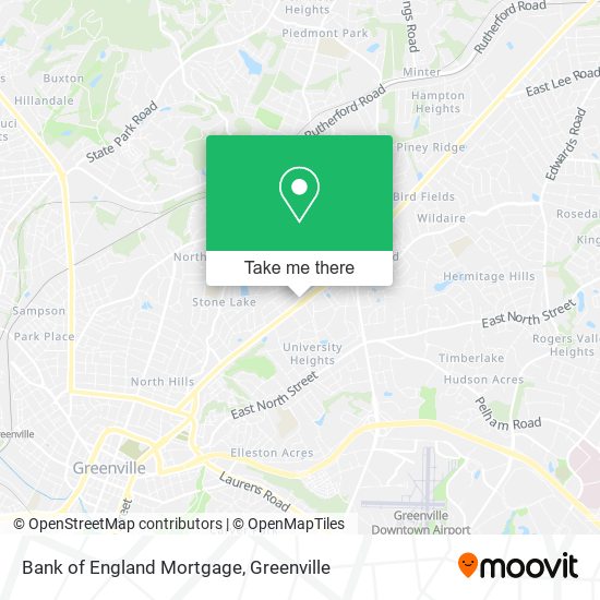 Mapa de Bank of England Mortgage