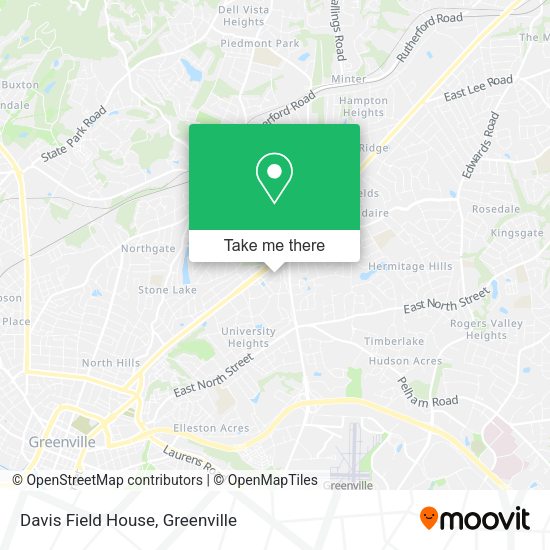 Davis Field House map
