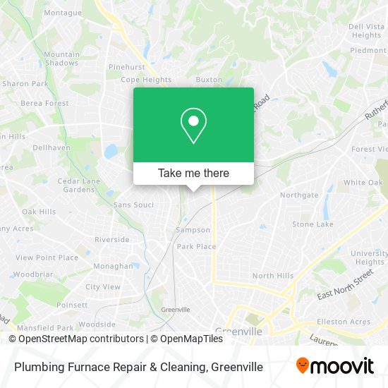 Plumbing Furnace Repair & Cleaning map