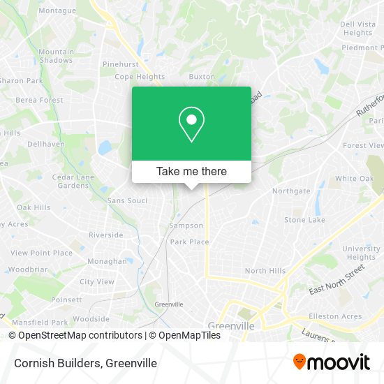 Cornish Builders map