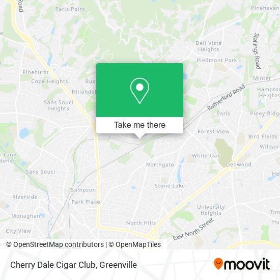 Cherry Dale Cigar Club map