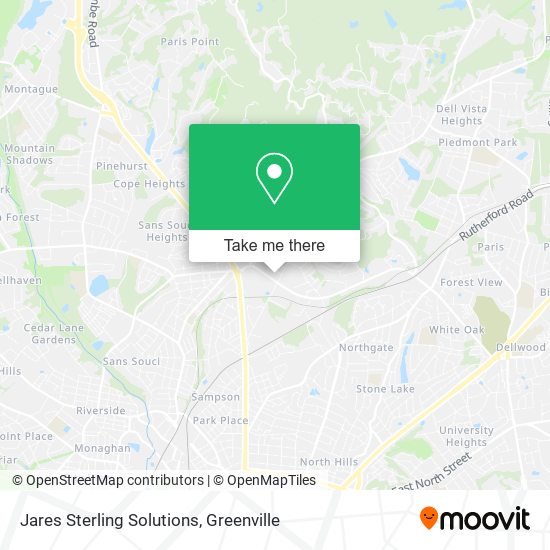 Jares Sterling Solutions map