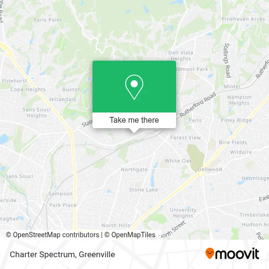 Charter Spectrum map