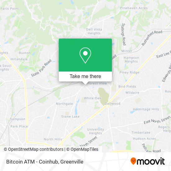 Bitcoin ATM - Coinhub map