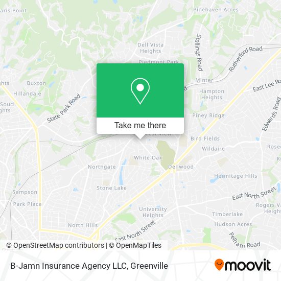 B-Jamn Insurance Agency LLC map