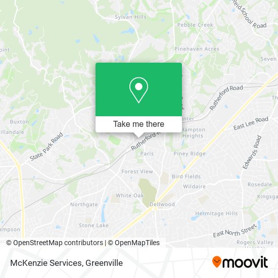 McKenzie Services map