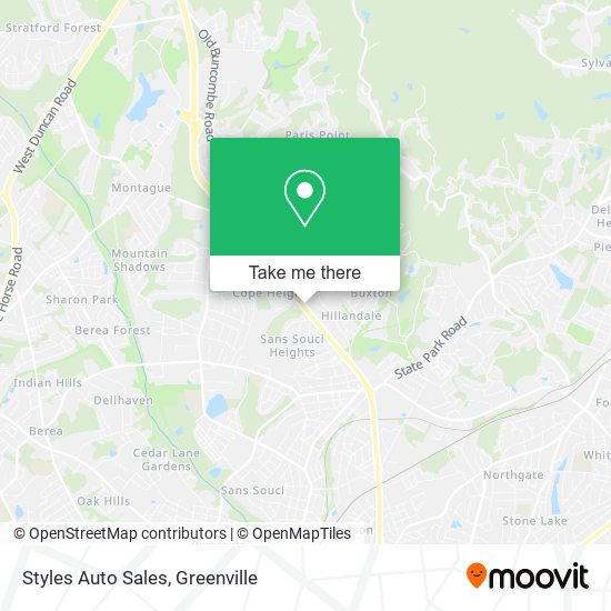 Styles Auto Sales map