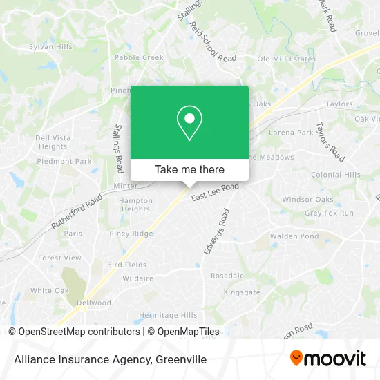 Alliance Insurance Agency map
