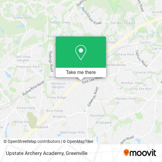 Upstate Archery Academy map
