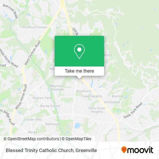 Blessed Trinity Catholic Church map