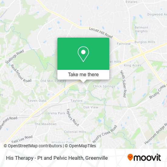 His Therapy - Pt and Pelvic Health map