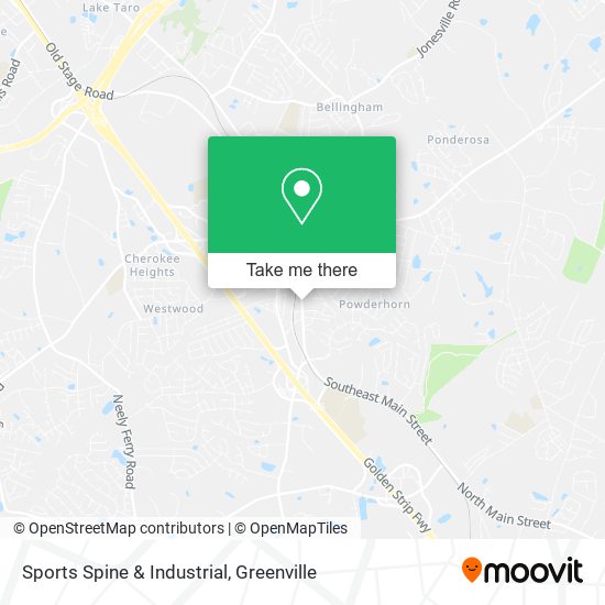 Sports Spine & Industrial map