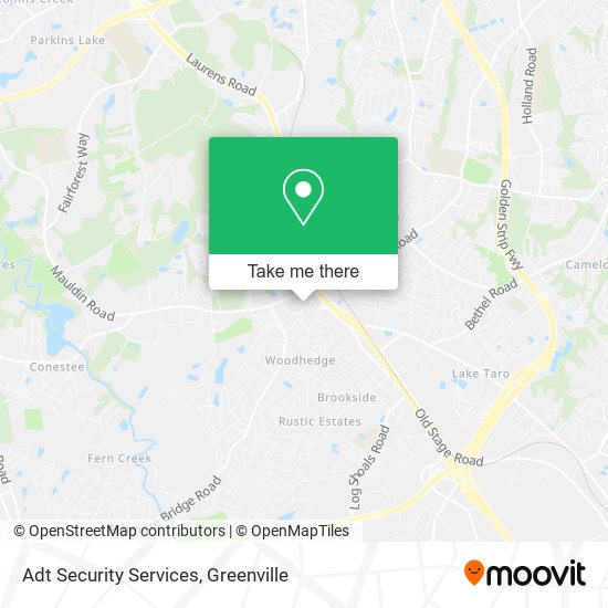 Adt Security Services map