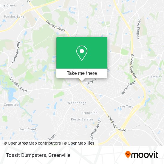 Tossit Dumpsters map