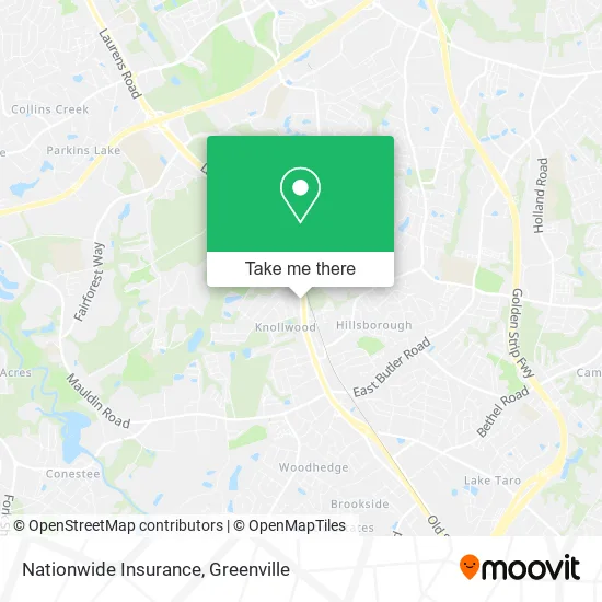Nationwide Insurance map
