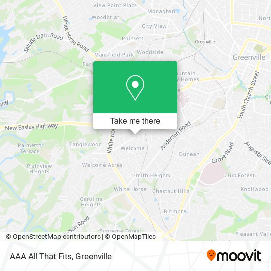 AAA All That Fits map