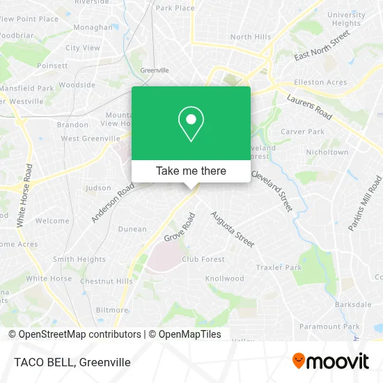 TACO BELL map