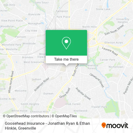 Goosehead Insurance - Jonathan Ryan & Ethan Hinkle map