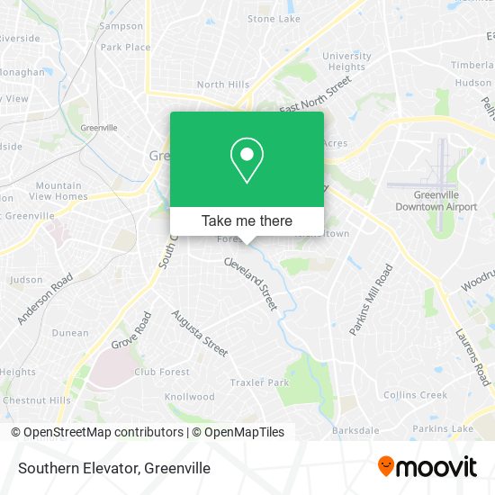Southern Elevator map