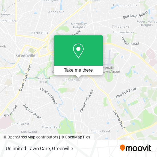 Unlimited Lawn Care map