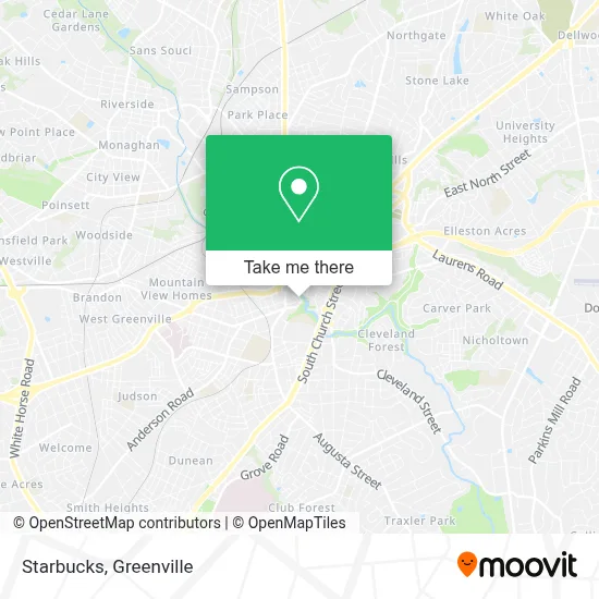 STARBUCKS map
