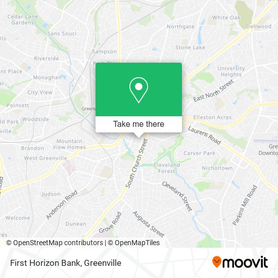 First Horizon Bank map