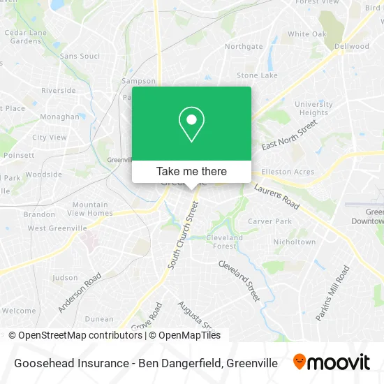 Goosehead Insurance - Ben Dangerfield map