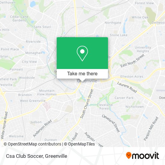 Csa Club Soccer map