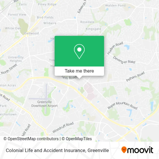 Colonial Life and Accident Insurance map