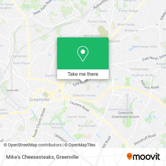 Mike's Cheesesteaks map