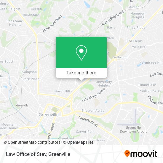 Law Office of Stev map