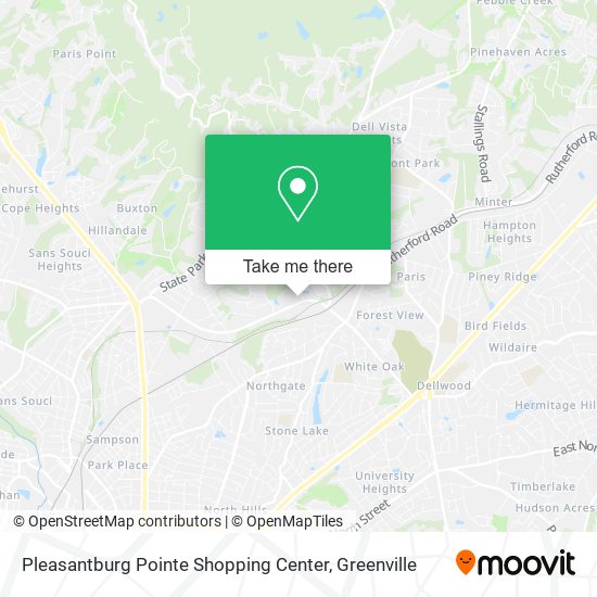 Pleasantburg Pointe Shopping Center map