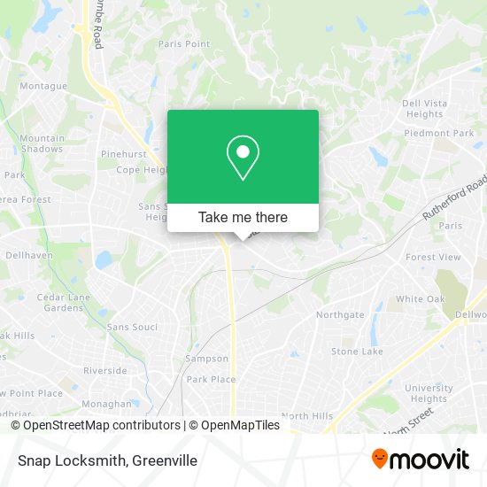 Snap Locksmith map