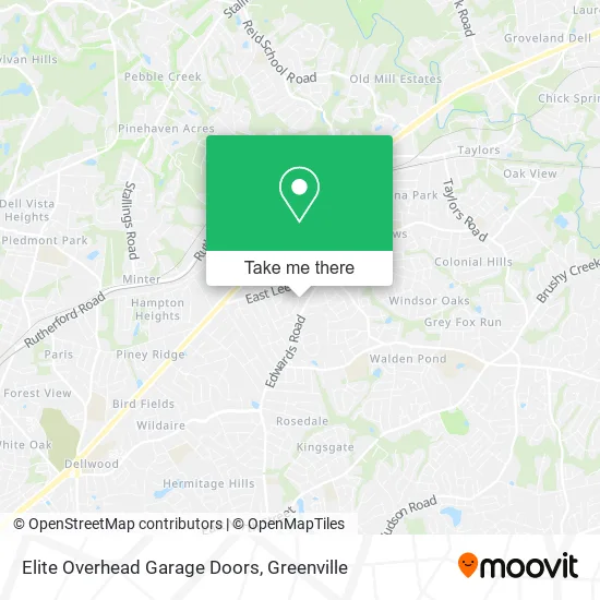 Elite Overhead Garage Doors map
