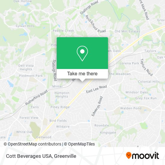 Cott Beverages USA map
