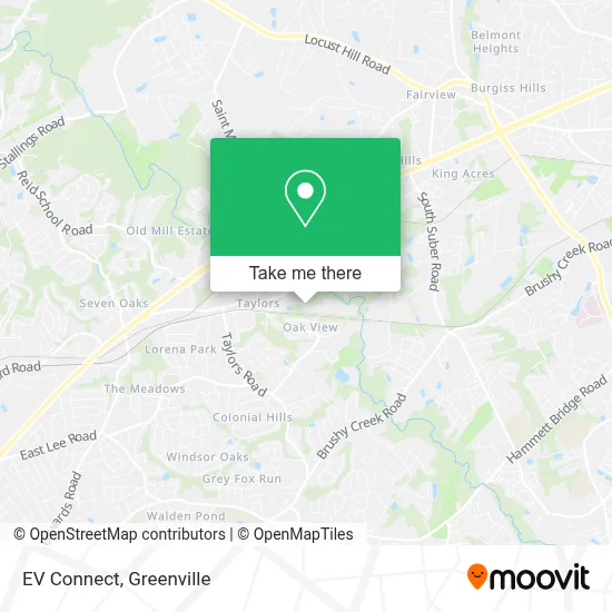 EV Connect map