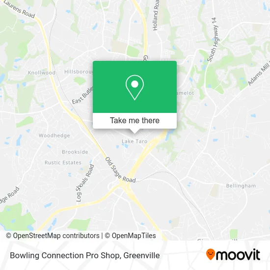 Bowling Connection Pro Shop map