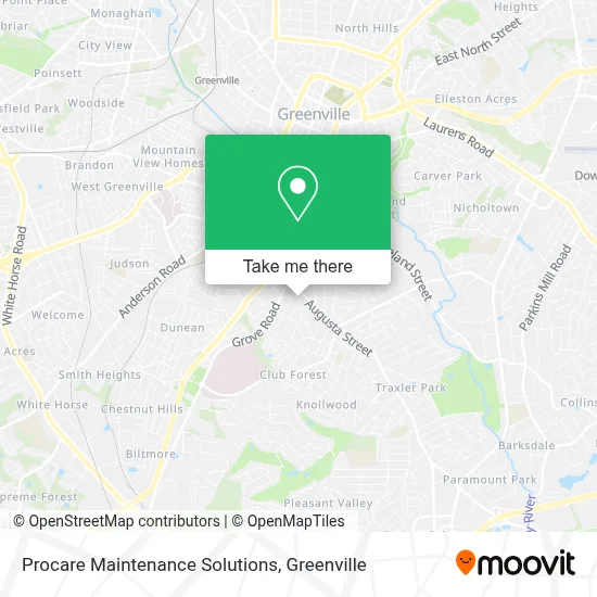 Procare Maintenance Solutions map